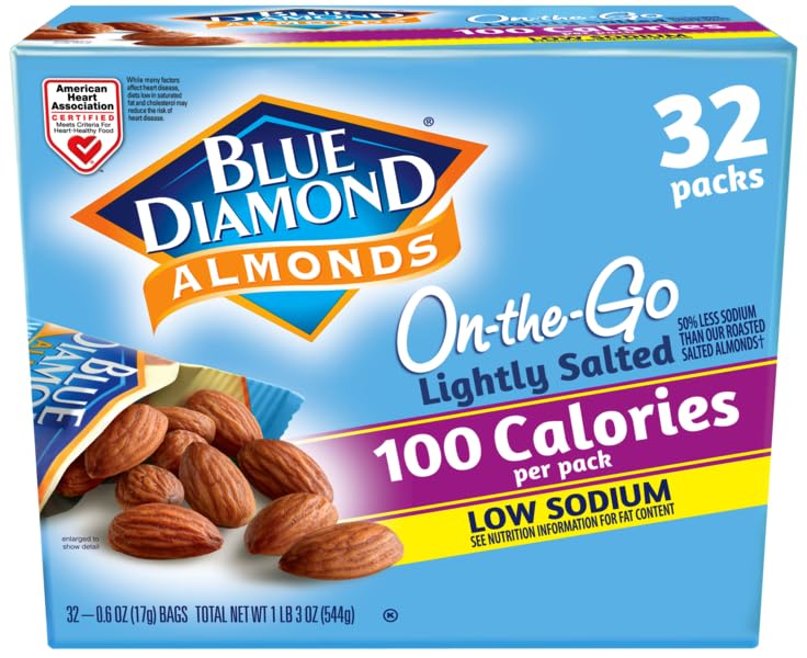 Blue Diamond Almonds 0.6-ounce portion offers protein-packed crunch