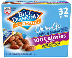 Blue Diamond Almonds 0.6-ounce portion offers protein-packed crunch