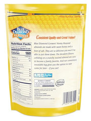 Blue Diamond Almonds honey glaze close-up