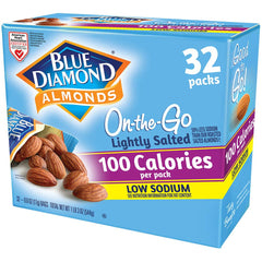 Blue Diamond Almonds low-sodium pack for on-the-go snacking