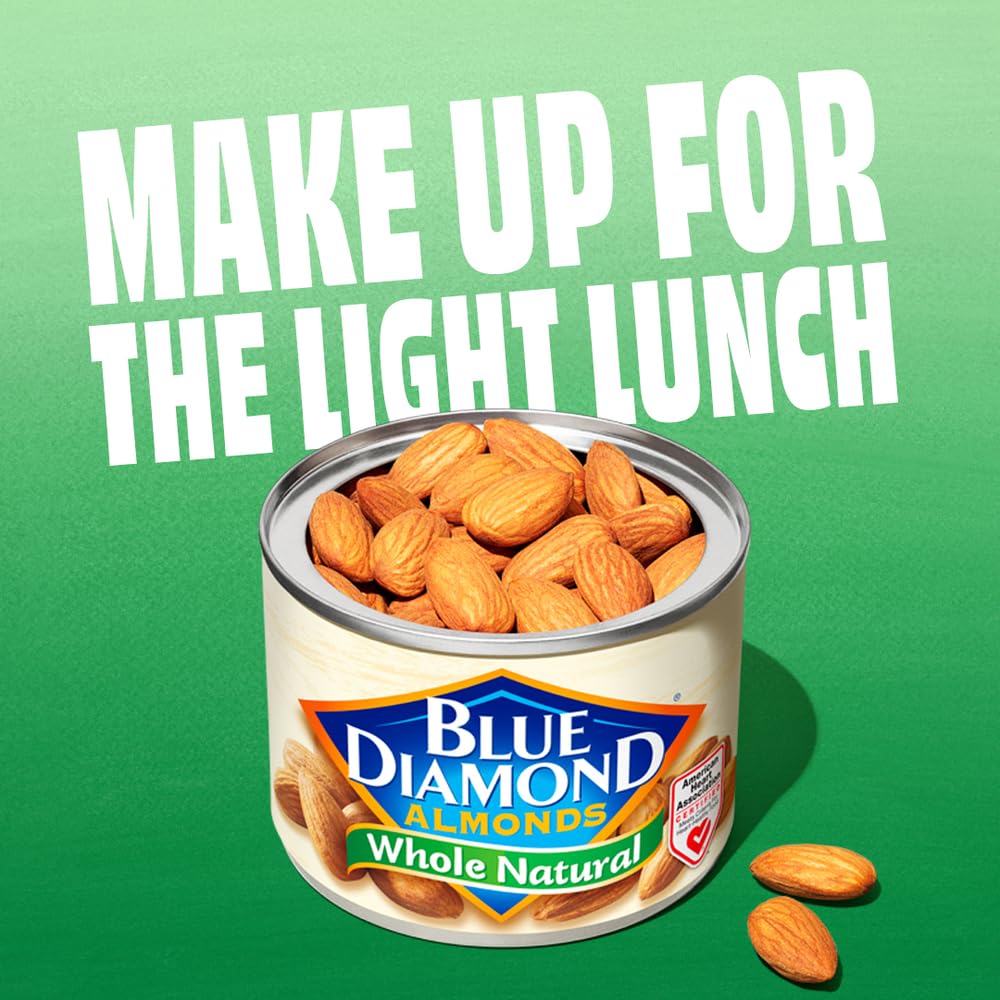 Blue Diamond almonds with no artificial flavors for a clean taste.