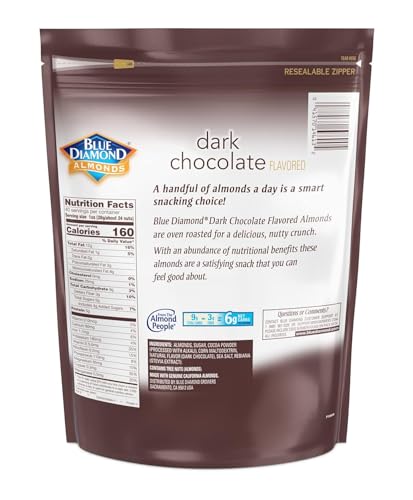 Blue Diamond Almonds resealable-bag provides convenient, mess-free snacking on the go