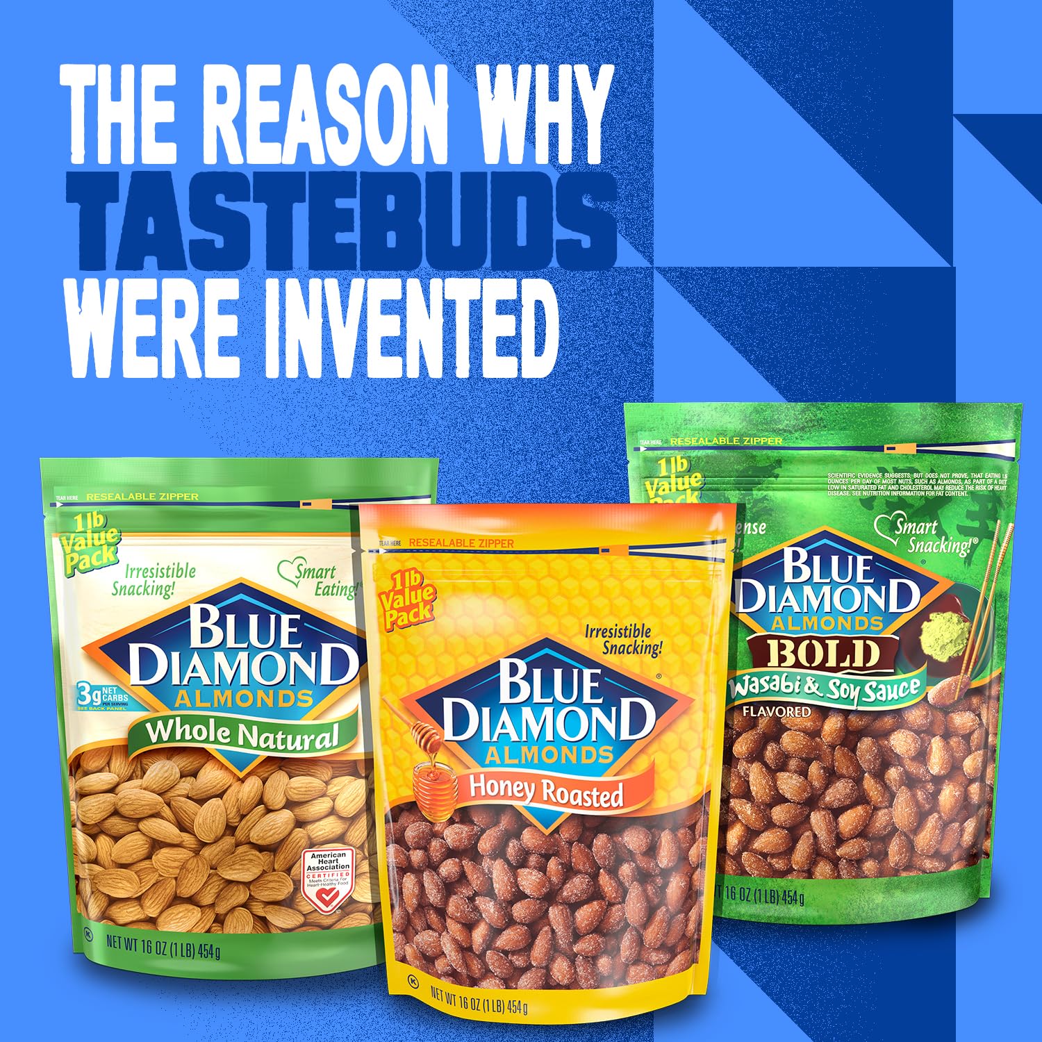 Blue Diamond Almonds vitamin-e-rich provides a natural vitamin E boost