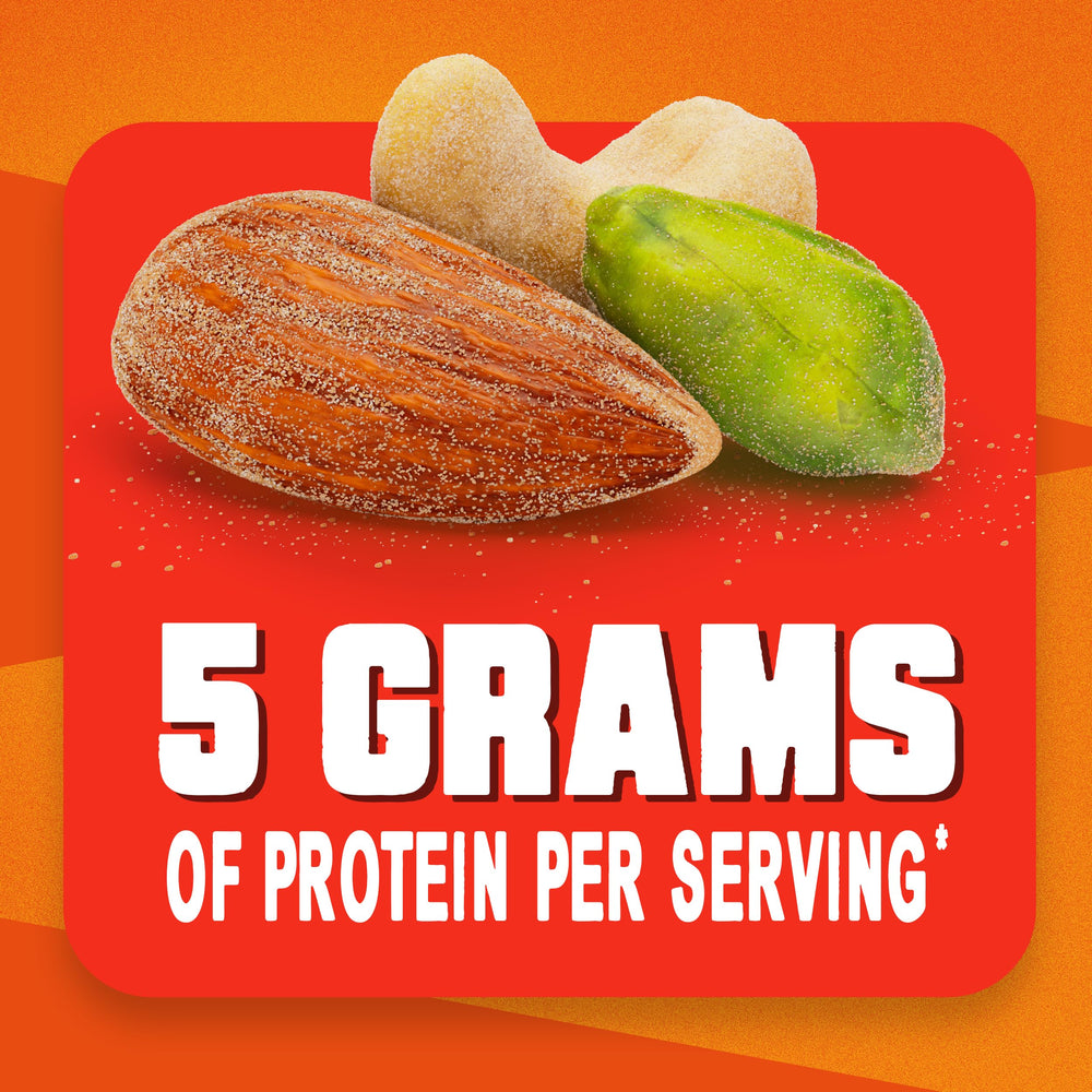 Blue Diamond Smokehouse pistachios and cashews can open, satisfying savory cravings on demand.
