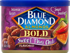 Blue Diamond Sweet Thai Chili almonds with tomato, garlic, and molasses notes for savoriness.