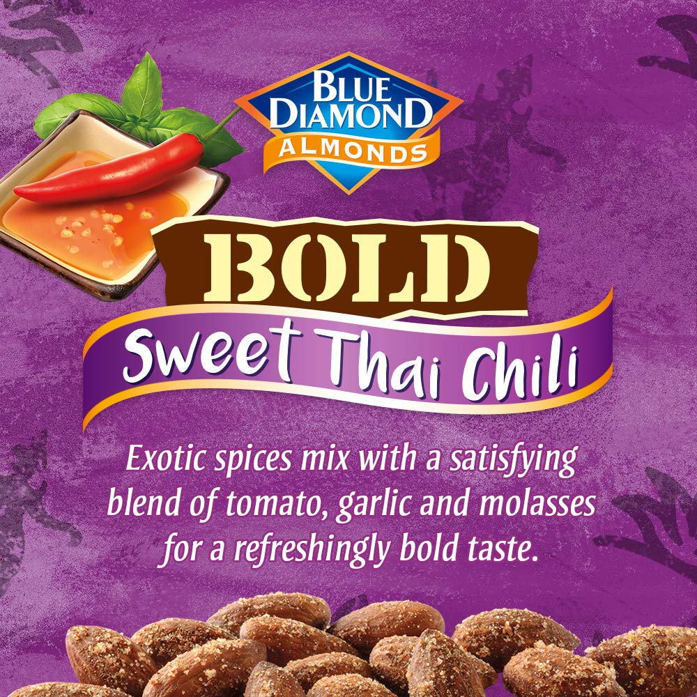 Blue Diamond almonds vitamin E-rich for everyday snacking.
