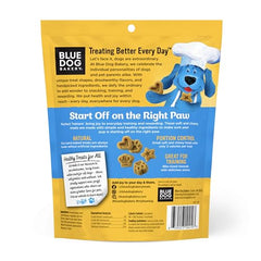 Blue Dog Bakery Perfect Trainers resealable bag displaying freshness and portion control.