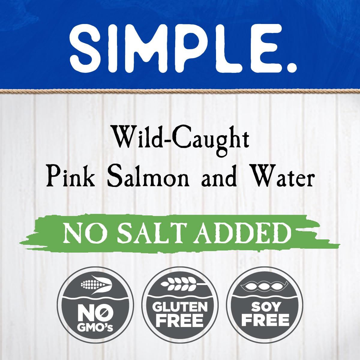 Blue Harbor No Salt Added Pink Salmon can, versatile for lunches, bowls, and salads