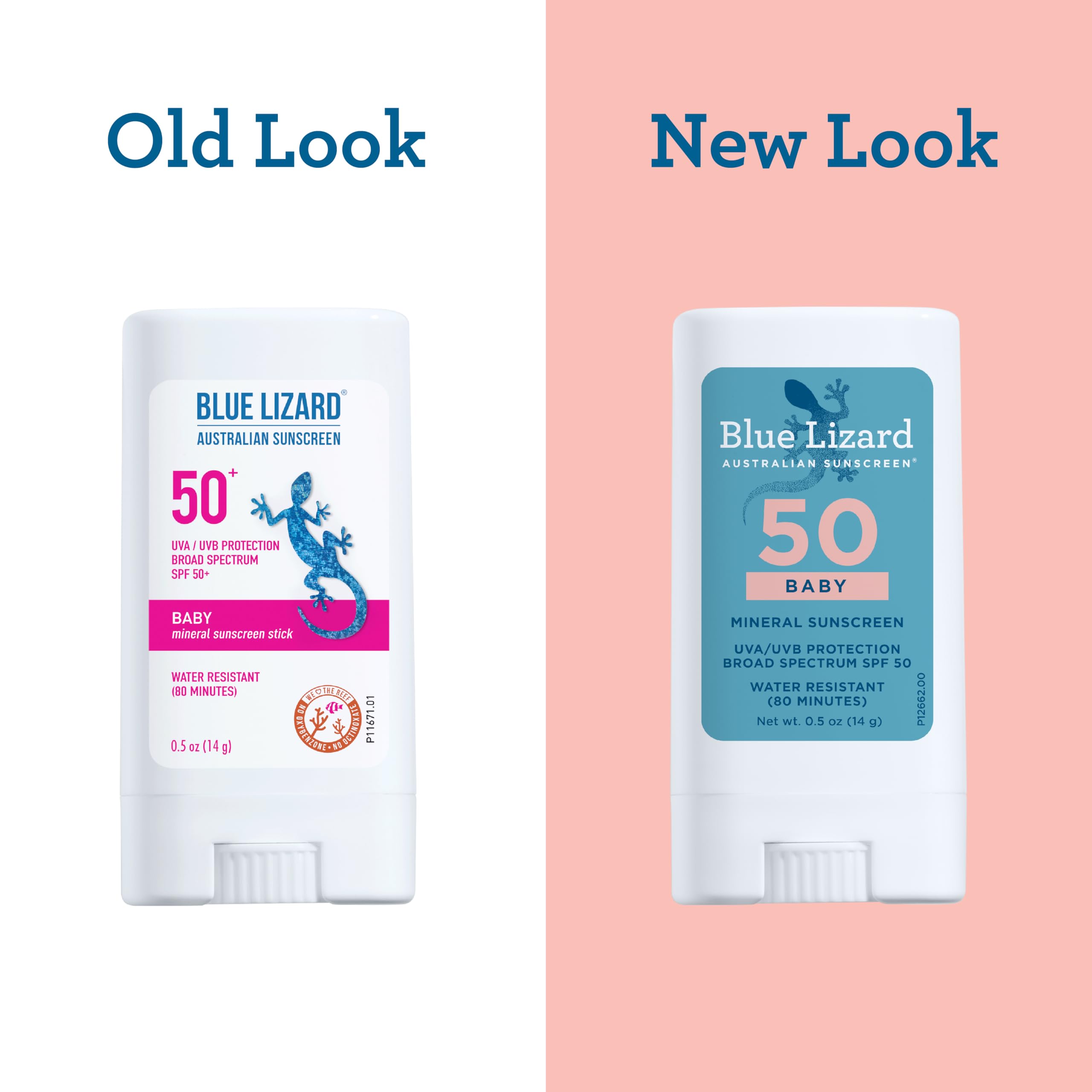 Blue Lizard Baby Mineral Sunscreen Stick offers 80 minute water resistance.