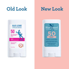 Blue Lizard Baby Mineral Sunscreen Stick offers 80 minute water resistance.