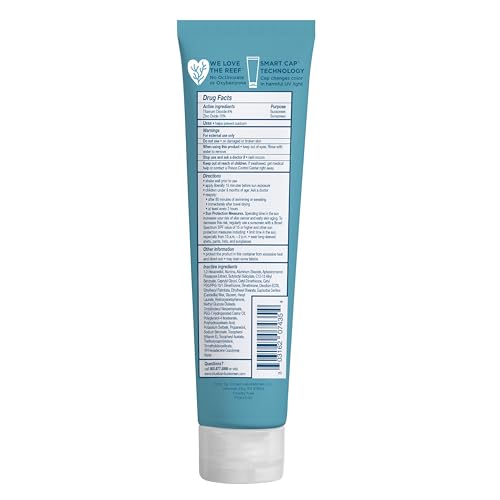 Blue Lizard Kids Mineral SPF 50 cap with Smart Cap UV color cue reminder.