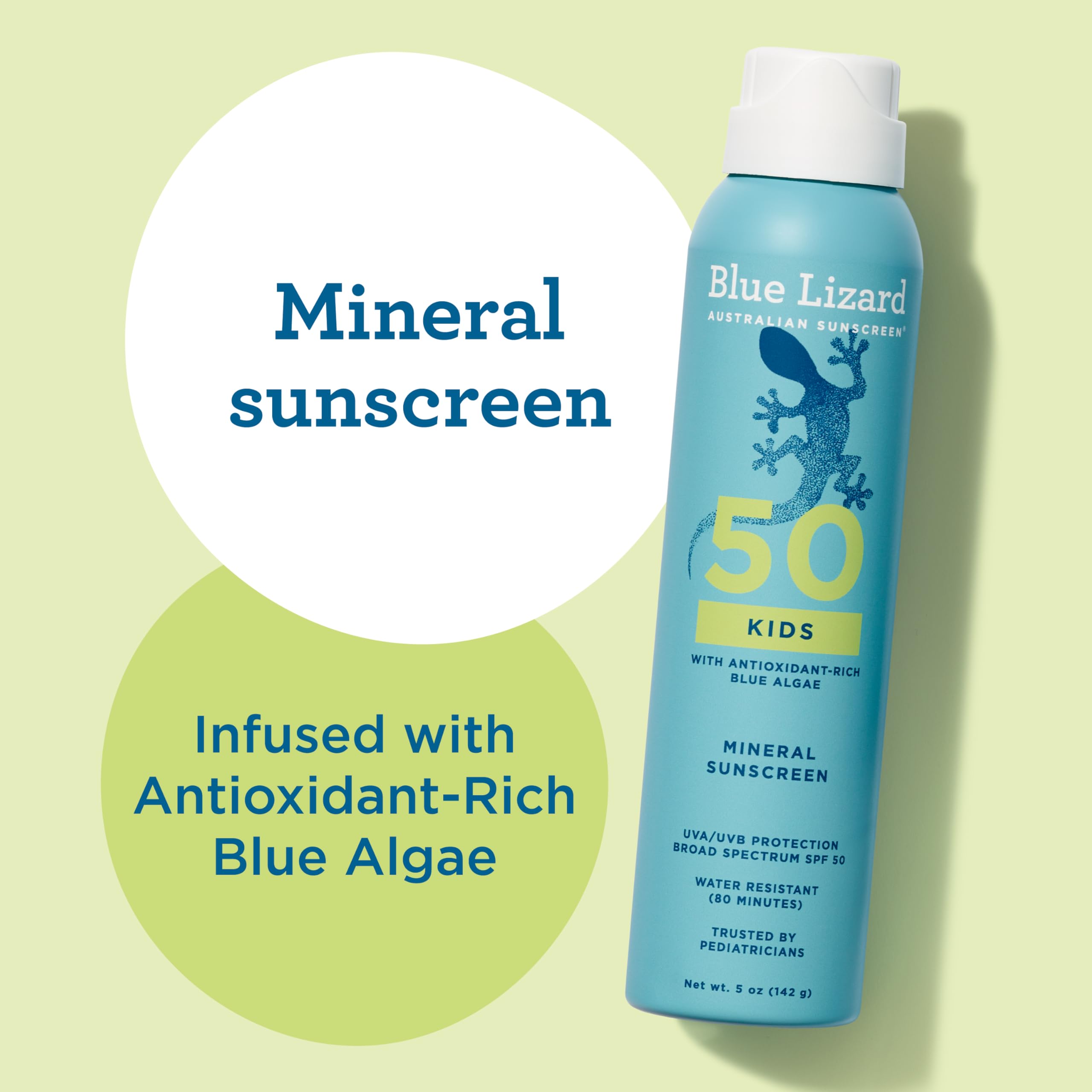 Blue Lizard reef-friendly formula without oxybenzone and octinoxate.