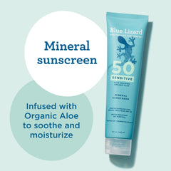 Blue Lizard sunscreen applied outdoors on skin during sunny day