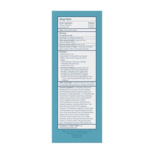 Blue Lizard SPF 50 application shot highlights easy rub-in texture.