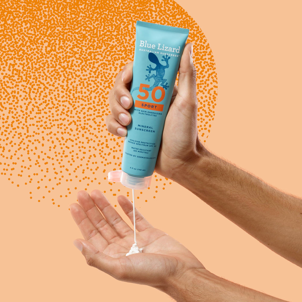 Blue Lizard dermatologist-trusted sunscreen for active outdoor routines