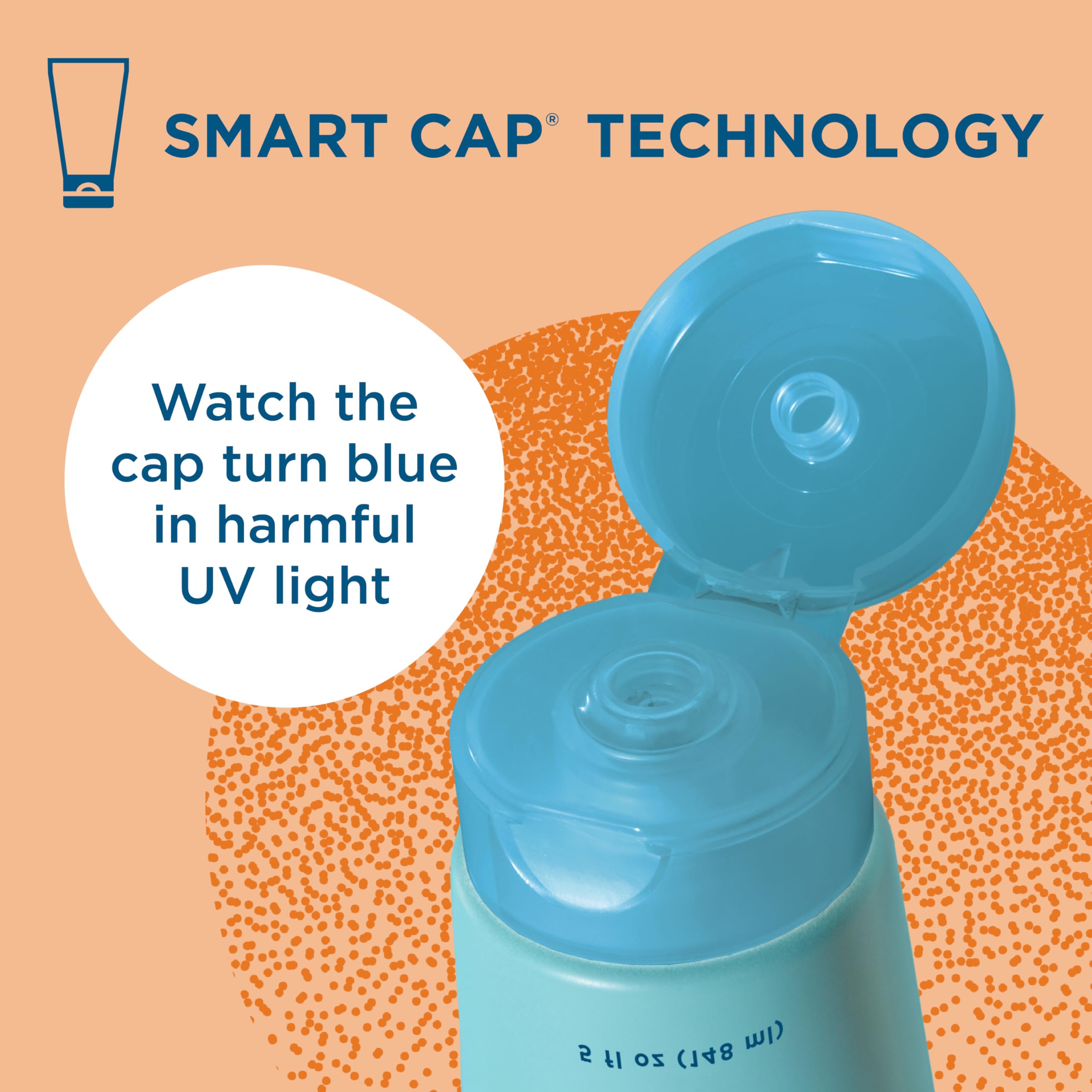 Blue Lizard Smart Cap color-change indicator under sunlight