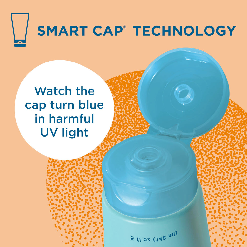 Blue Lizard Smart Cap color-change indicator under sunlight