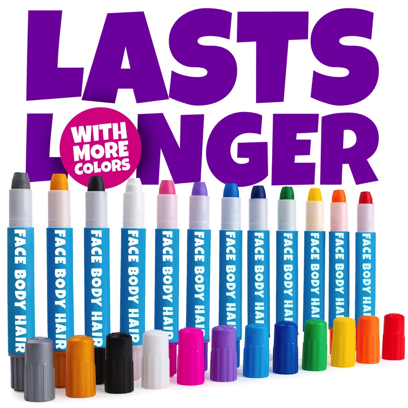 Blue Squid body paint colors suitable for adults and kids.