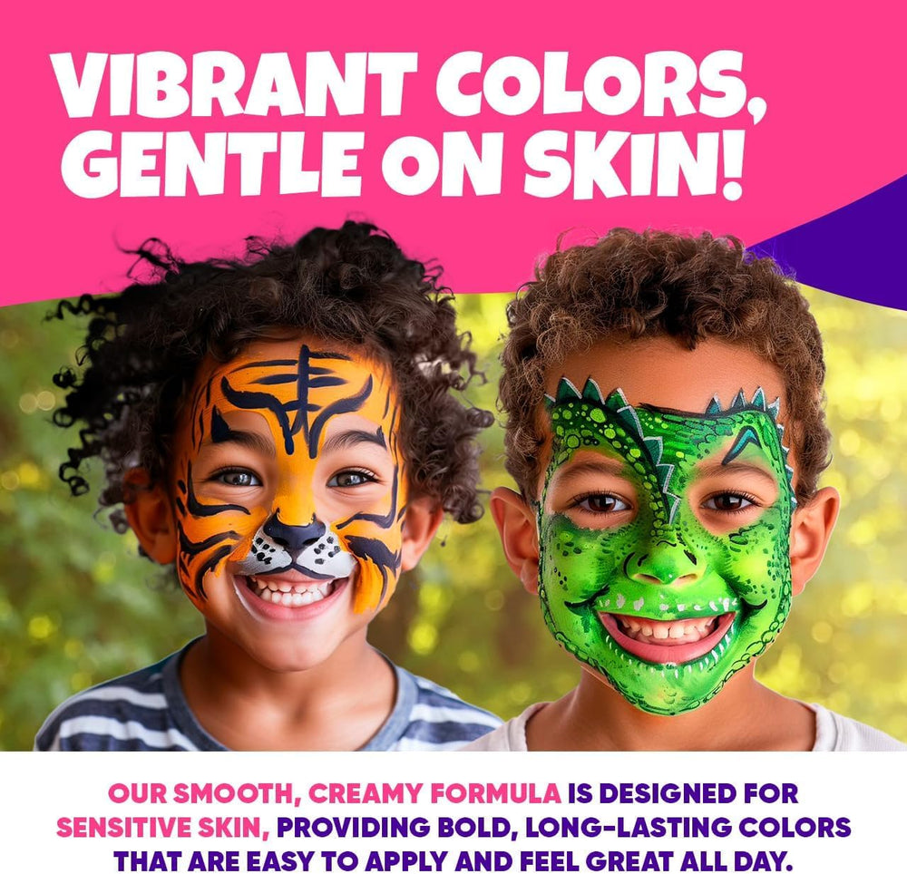Blue Squid face paint crayons online ideas guide bonus included for creative ideas