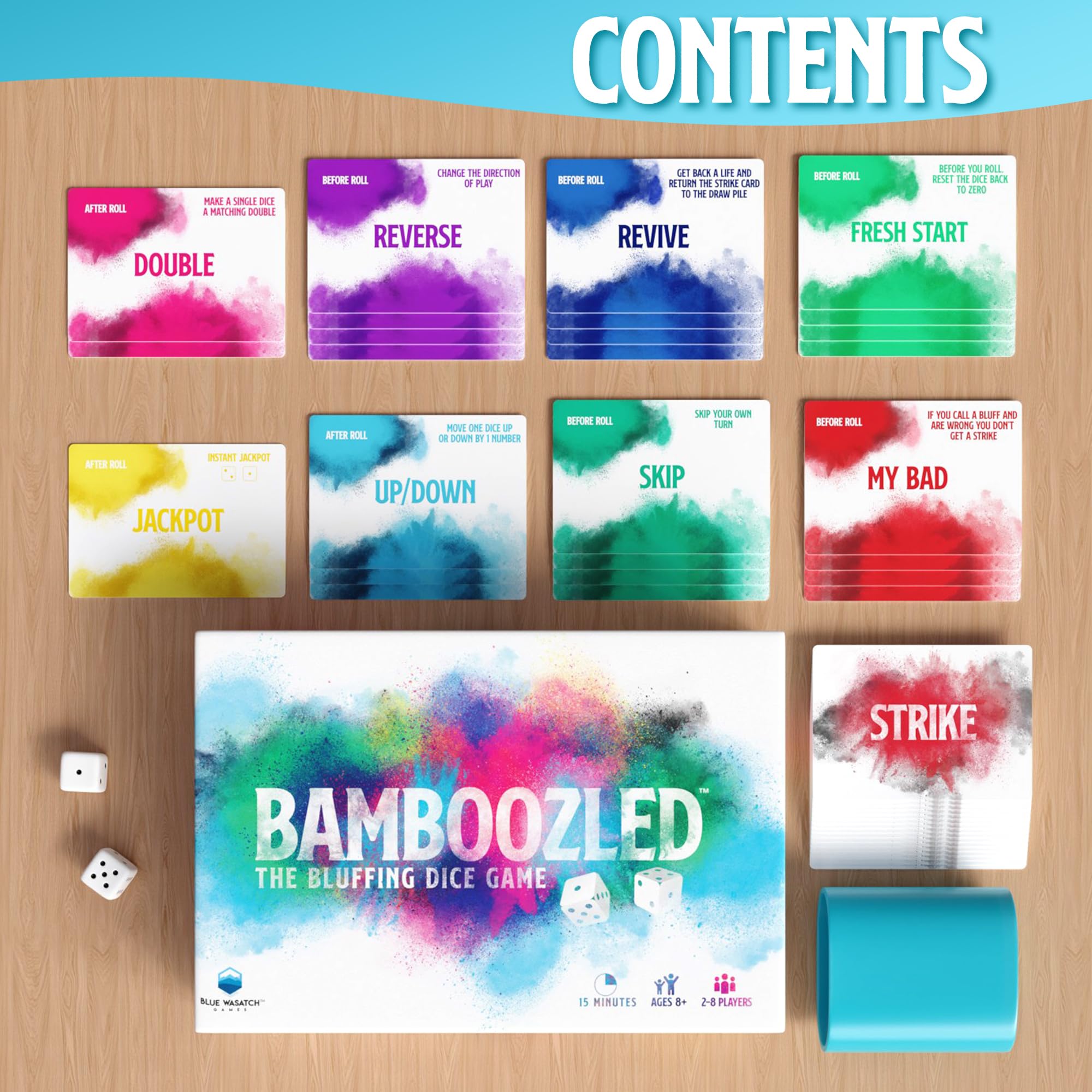 Blue Wasatch Games Bamboozled family-friendly appeal for all ages