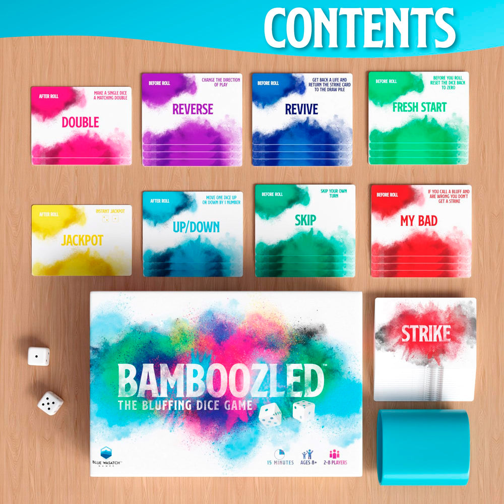 Blue Wasatch Games Bamboozled family-friendly appeal for all ages