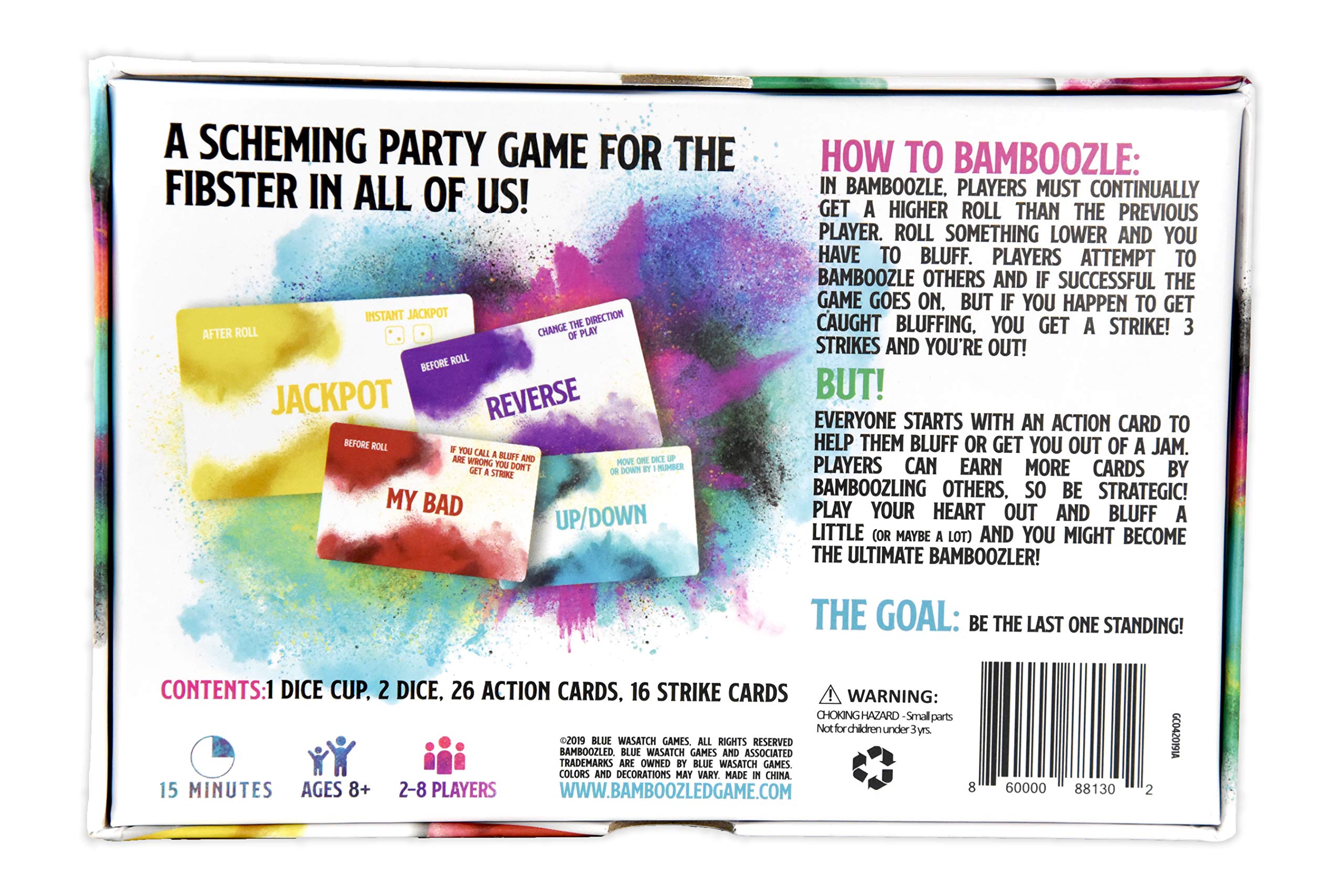 Blue Wasatch Games Bamboozled gift-ready design sparks laughter at gatherings