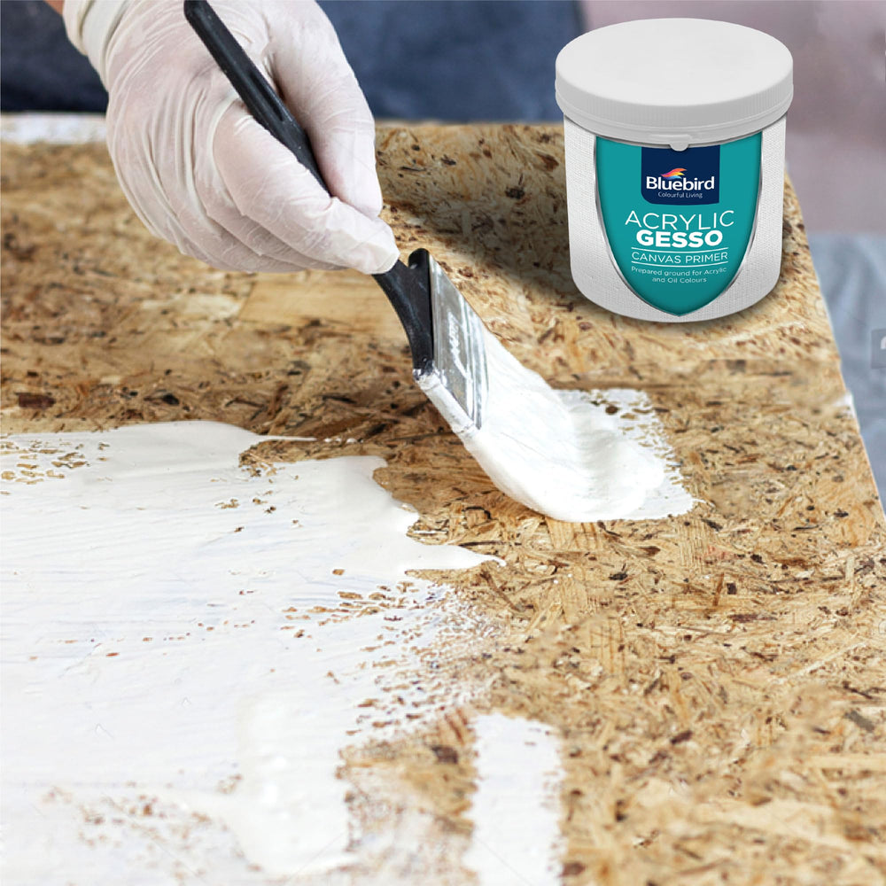 BLUEBIRD Heavy Gesso white finish delivering a professional primed base