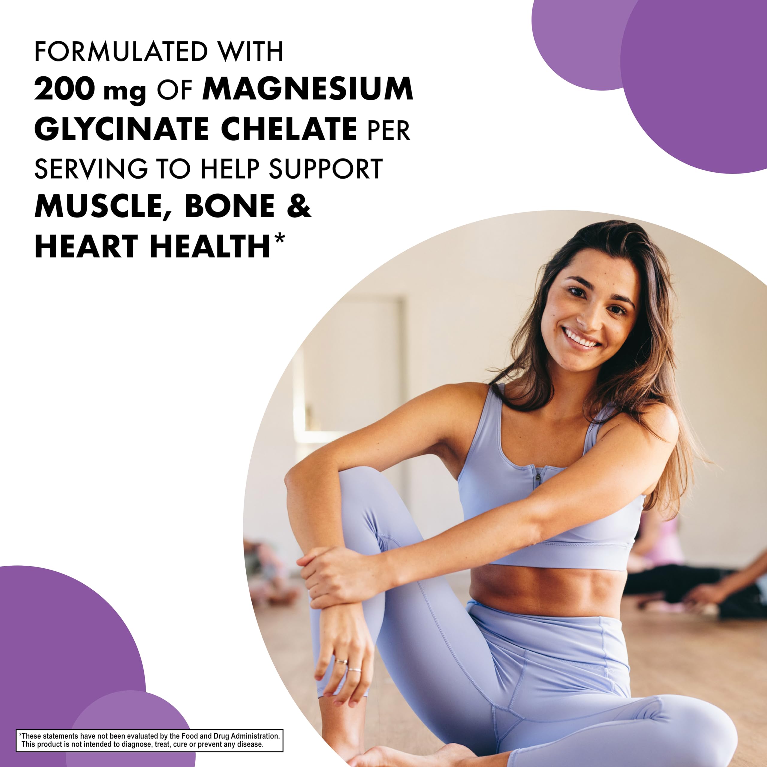 BlueBonnet Albion magnesium ingredient bisglycinate chelate illustration on label