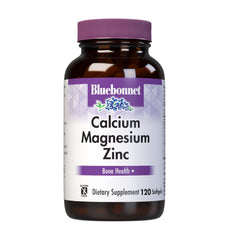 BlueBonnet Calcium Magnesium Zinc D3 softgel bottle for daily bone support