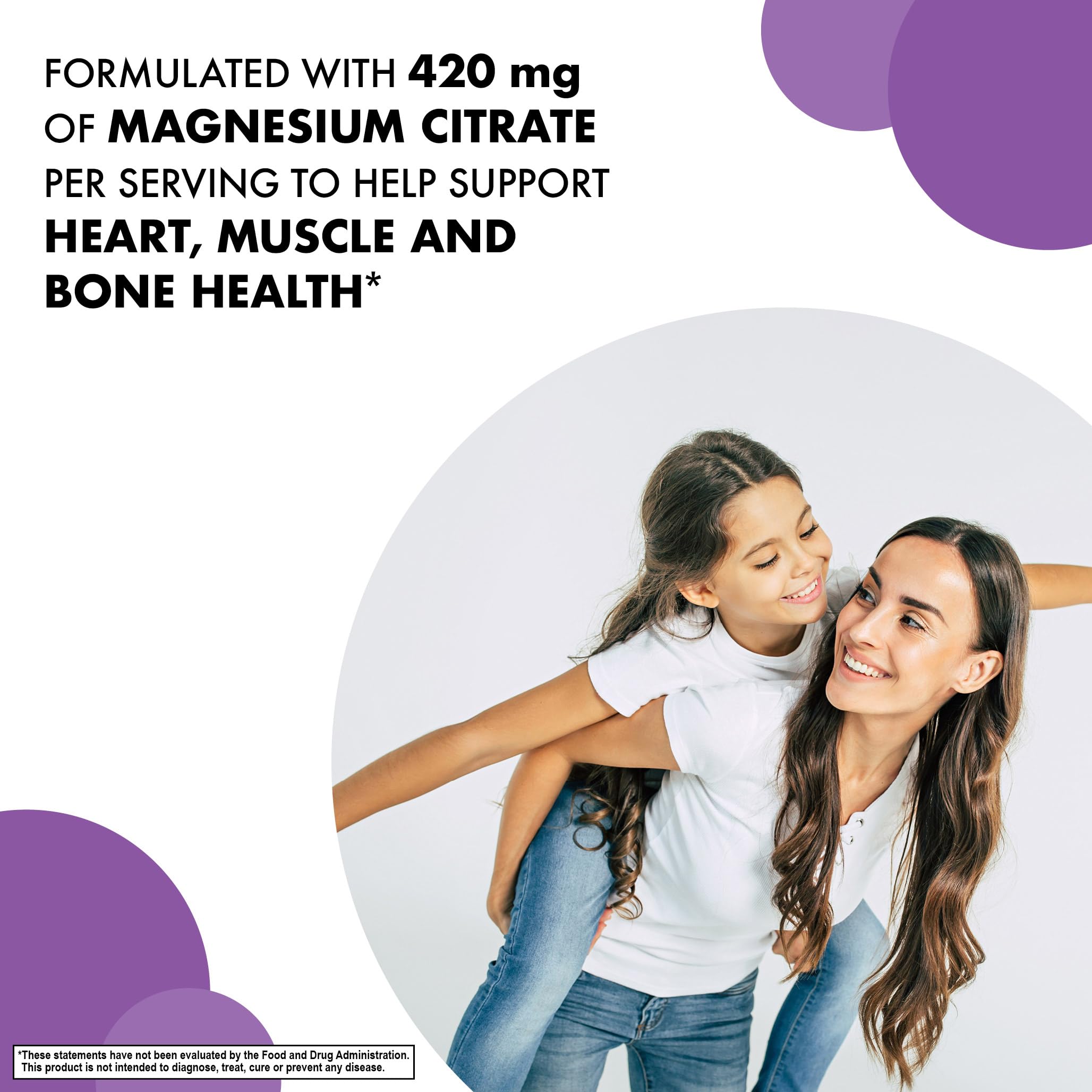Bluebonnet Magnesium Citrate label closeup shows vegan, non-GMO formula.