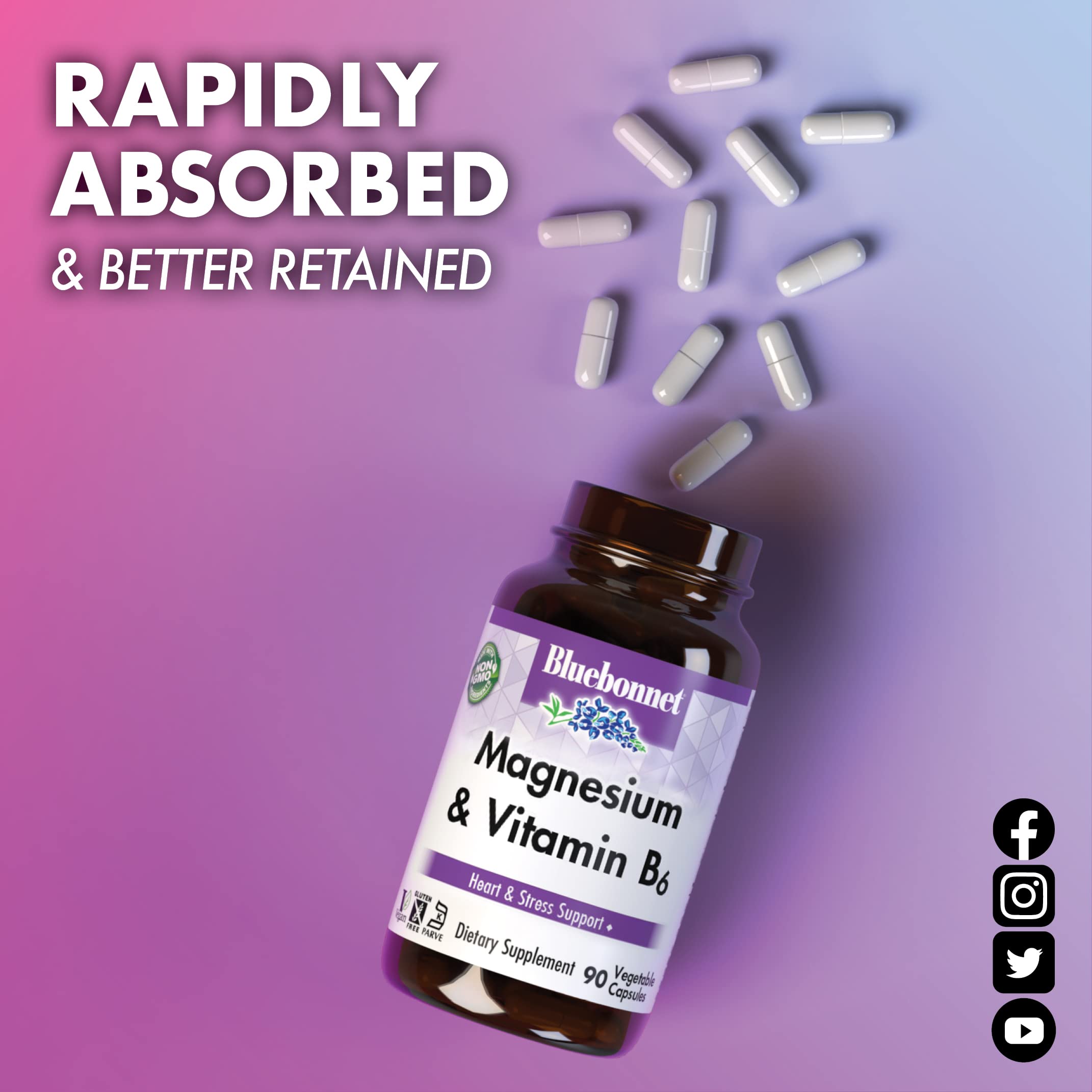 Person taking BlueBonnet magnesium for daily energy support