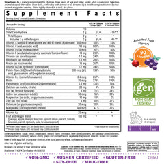 BlueBonnet Rainforest Animalz chewables close-up showing kid-friendly texture.