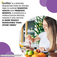 BlueBonnet Sunfiber Non-GMO vegan certification on packaging