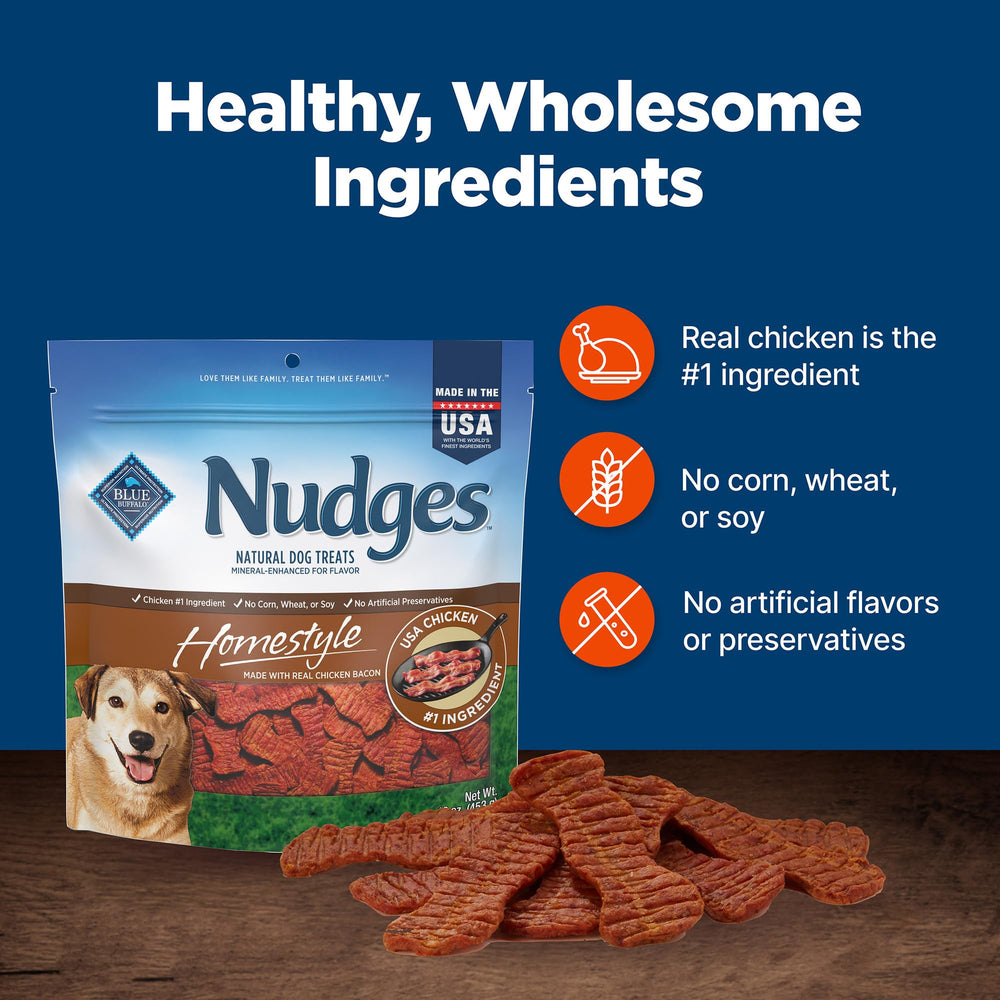 Blue Buffalo Nudges packaging varies while keeping accurate ingredient information