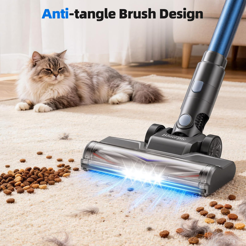 BlueEpic lightweight 6-in-1 design for versatile home cleaning.