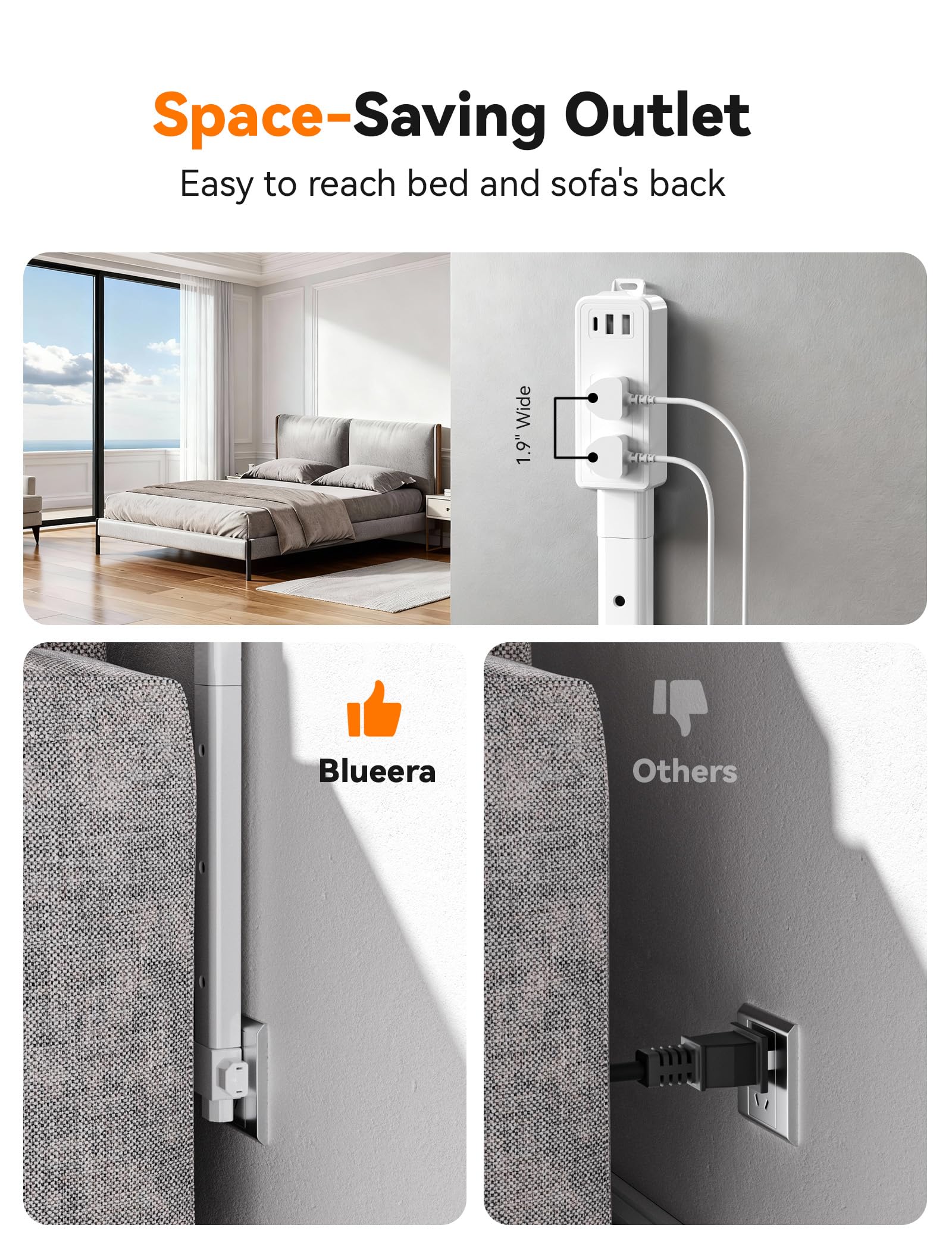 Blueera USB-A ports on the extender support multiple gadgets at once.