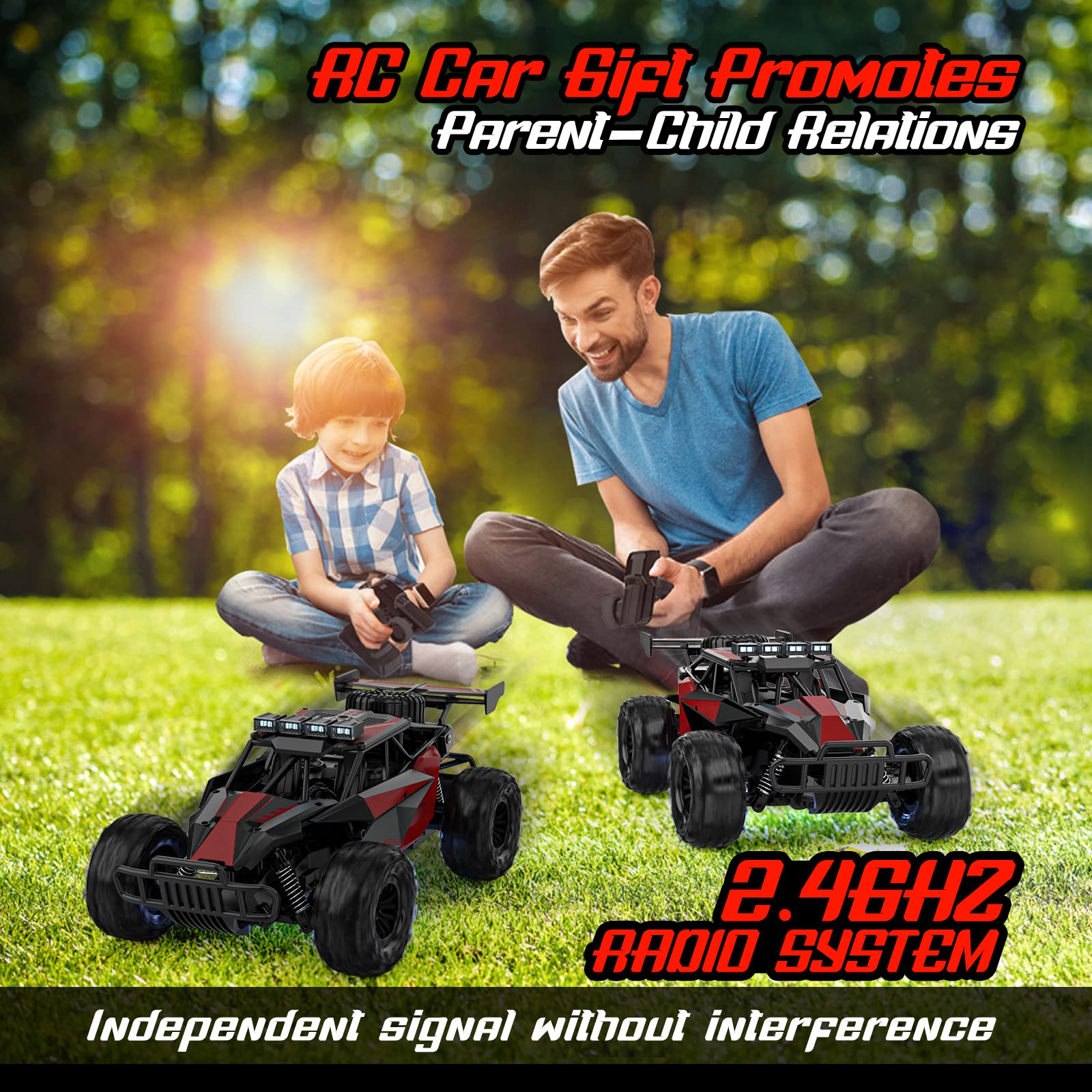 BLUEJAY gift-ready RC car for adults and kids age 8 and up.