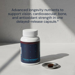Capsules in hand from Blueprint Bryan Johnson for easy daily intake