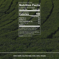 Blueprint Bryan Johnson matcha powder showing fine texture for smooth whisking