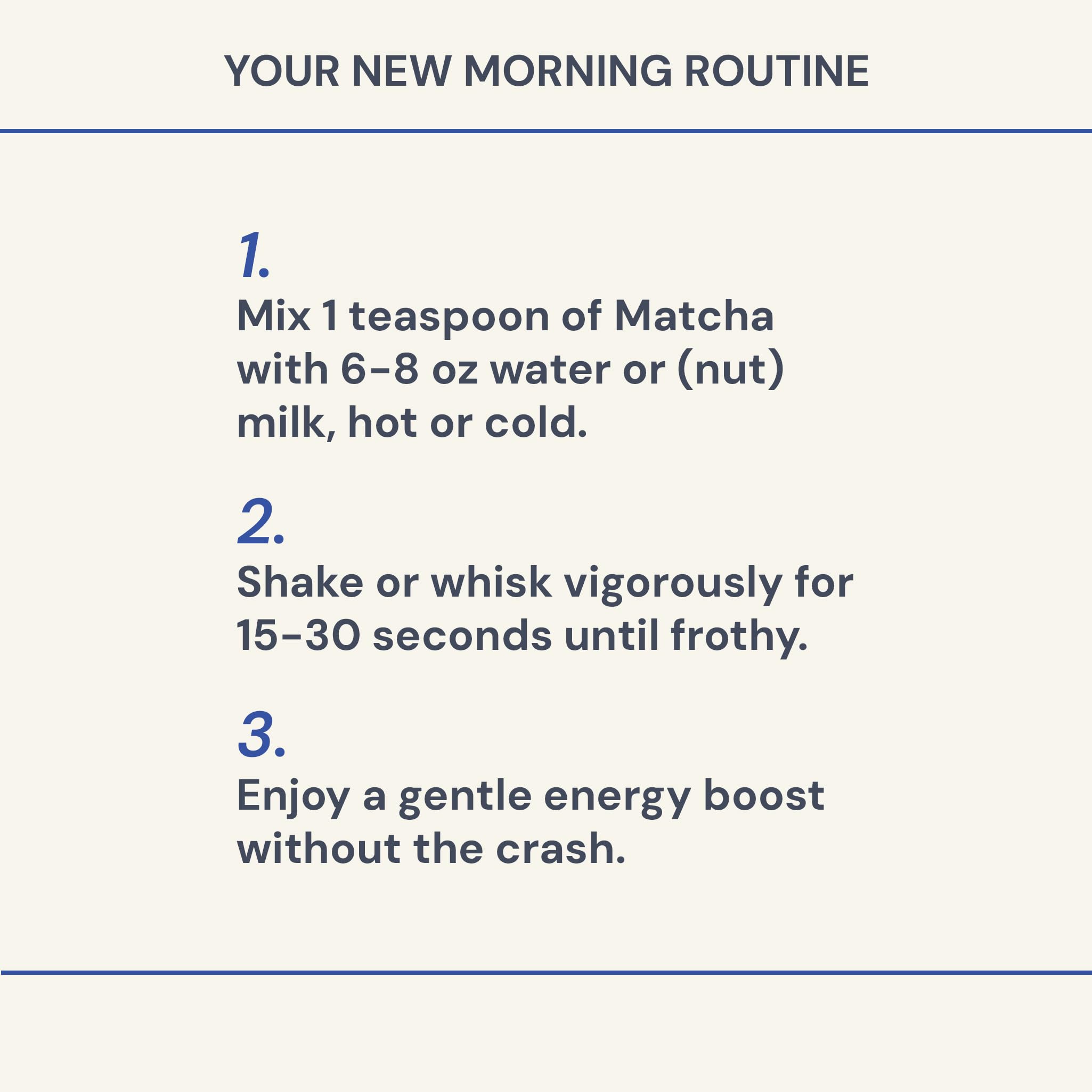 Blueprint Bryan Johnson matcha in smoothie setup showing convenient daily ritual