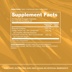 Blueprint Bryan Johnson NAC capsules ready for daily use