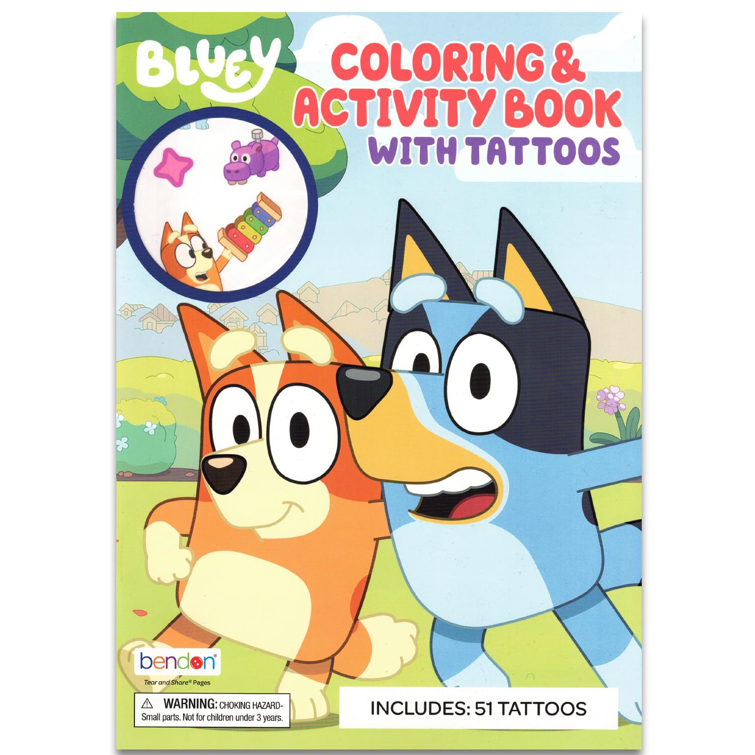 Bluey tattoos are easy to apply and remove, ideal for quick party fun.