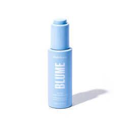 Blume Meltdown blue-tansy bottle for soothing skincare.