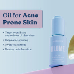 Blume Meltdown blue-tansy dropper ready for precise application.