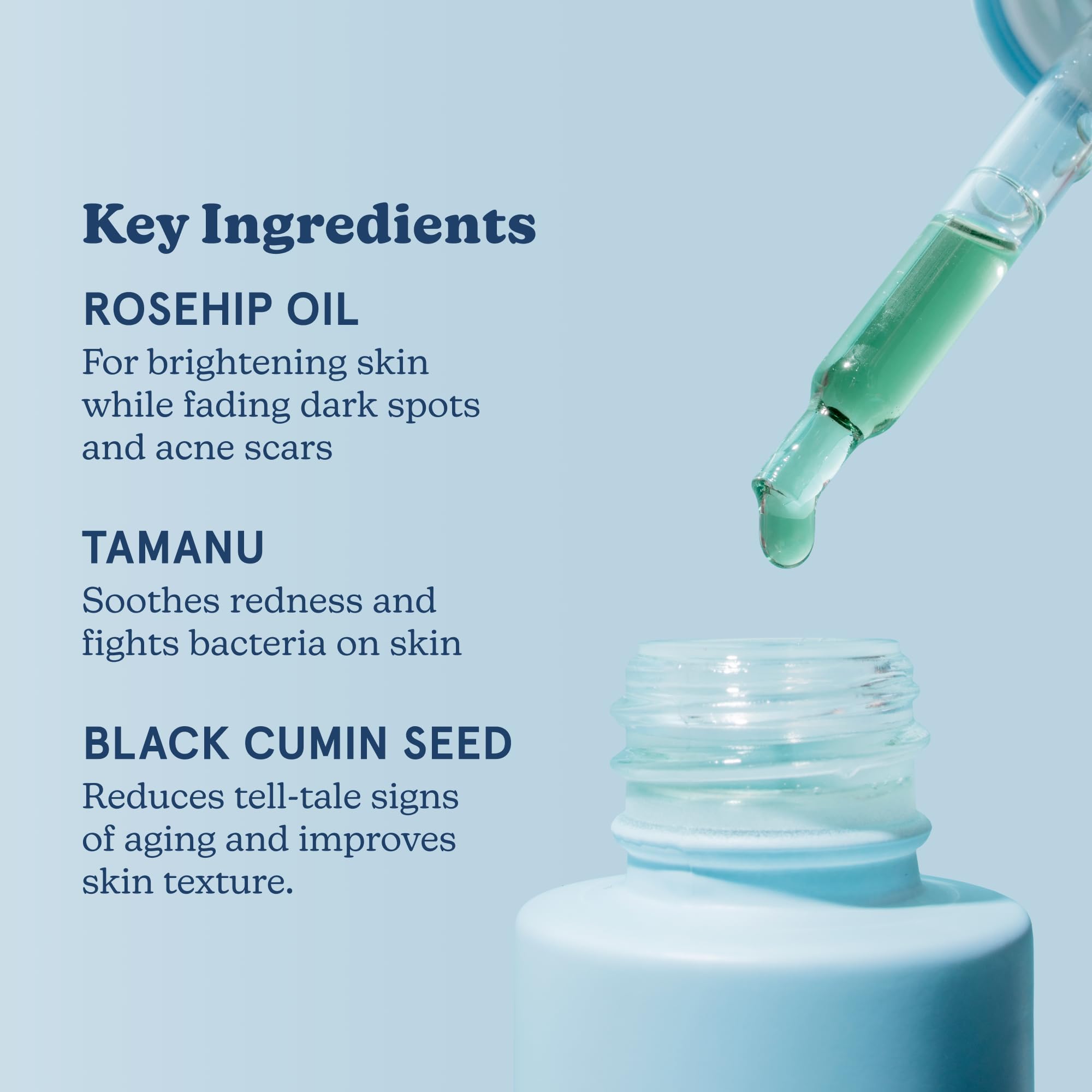 Blume Meltdown texture close-up shows lightweight serum.