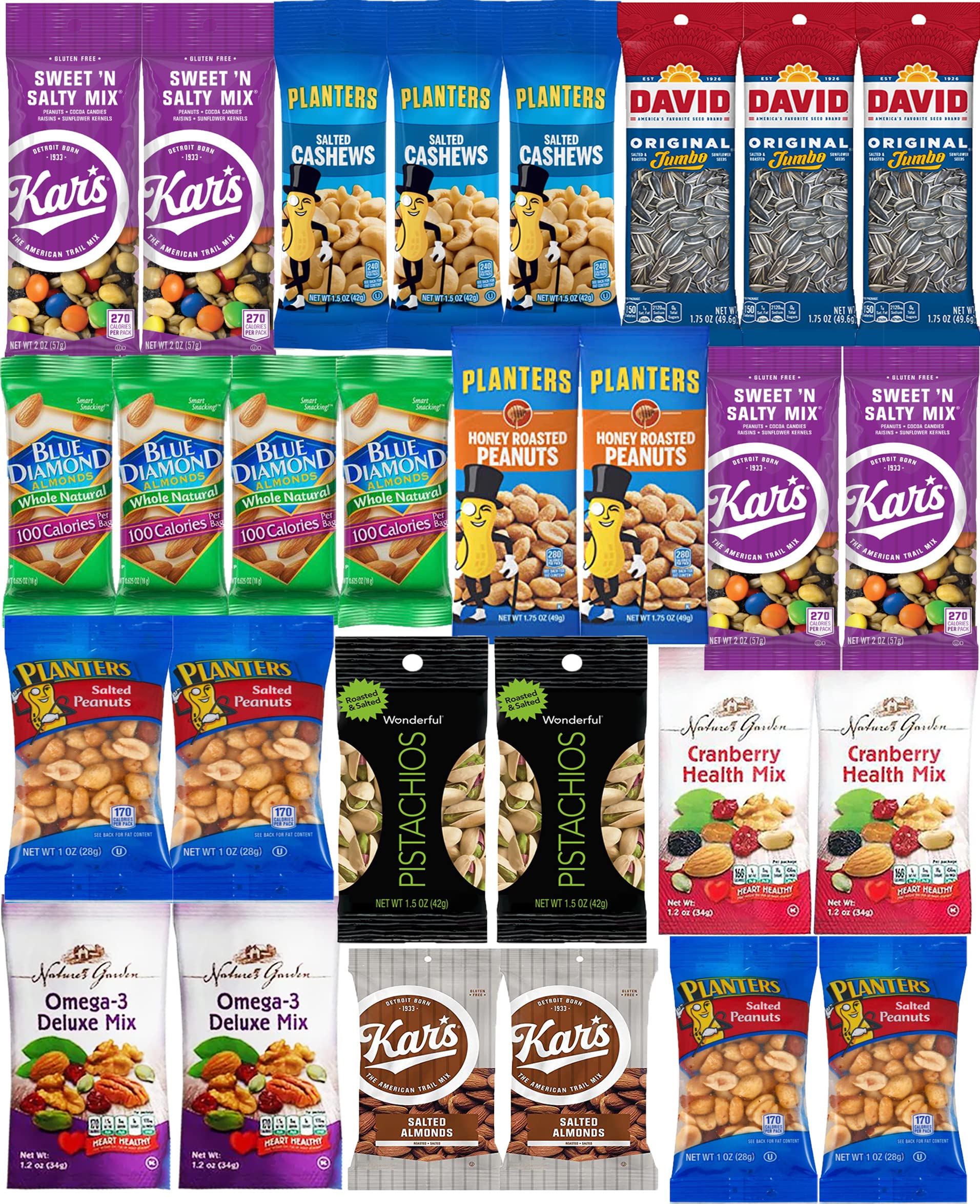 Blunon Nuts Snack Packs single-serve bags ideal for office or travel.
