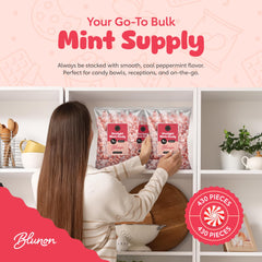 Blunon peppermint mints travel-friendly packaging for car trips and lunches.