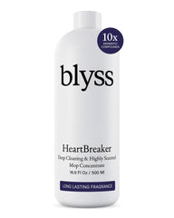 Blyss HeartBreaker Mop Soap bottle with foam for quick, effective cleaning