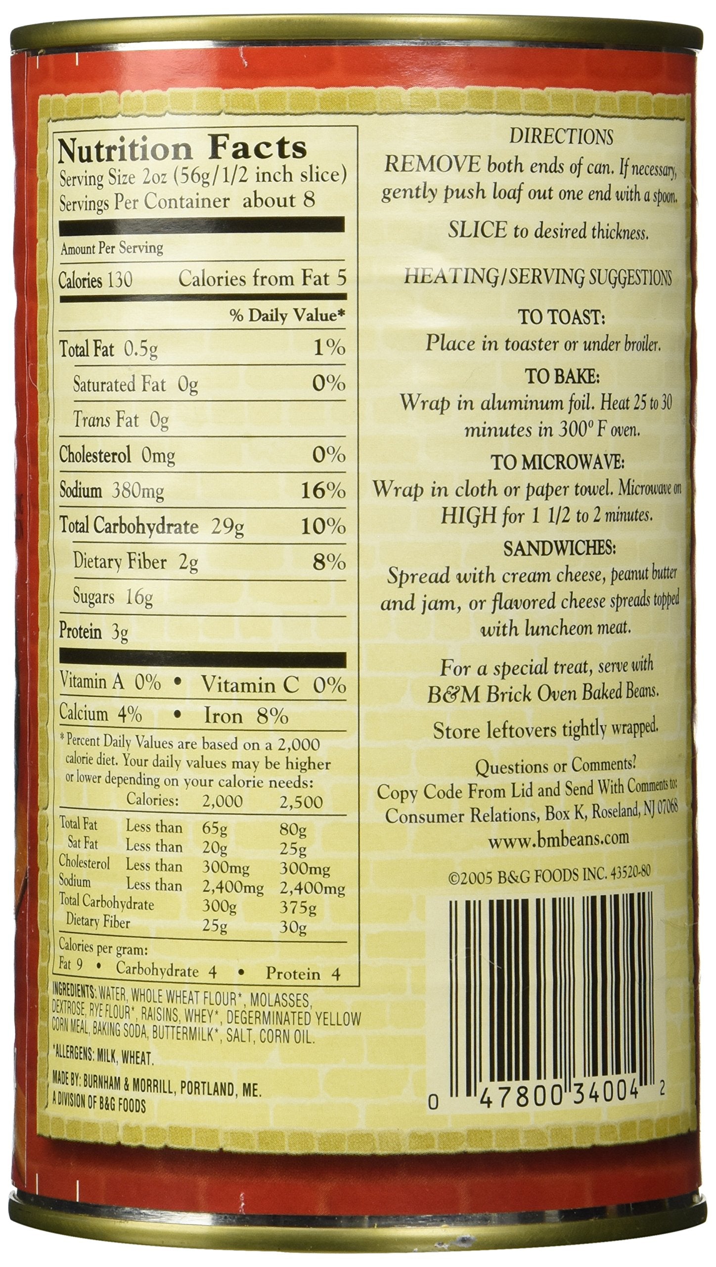 Two 16 oz loaves per pack from B&M, great for family breakfasts.