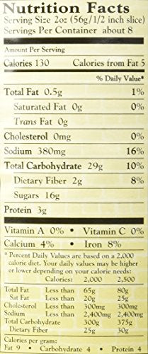B&M Brown Raisin Bread packaging highlights its convenient two-loaf format.